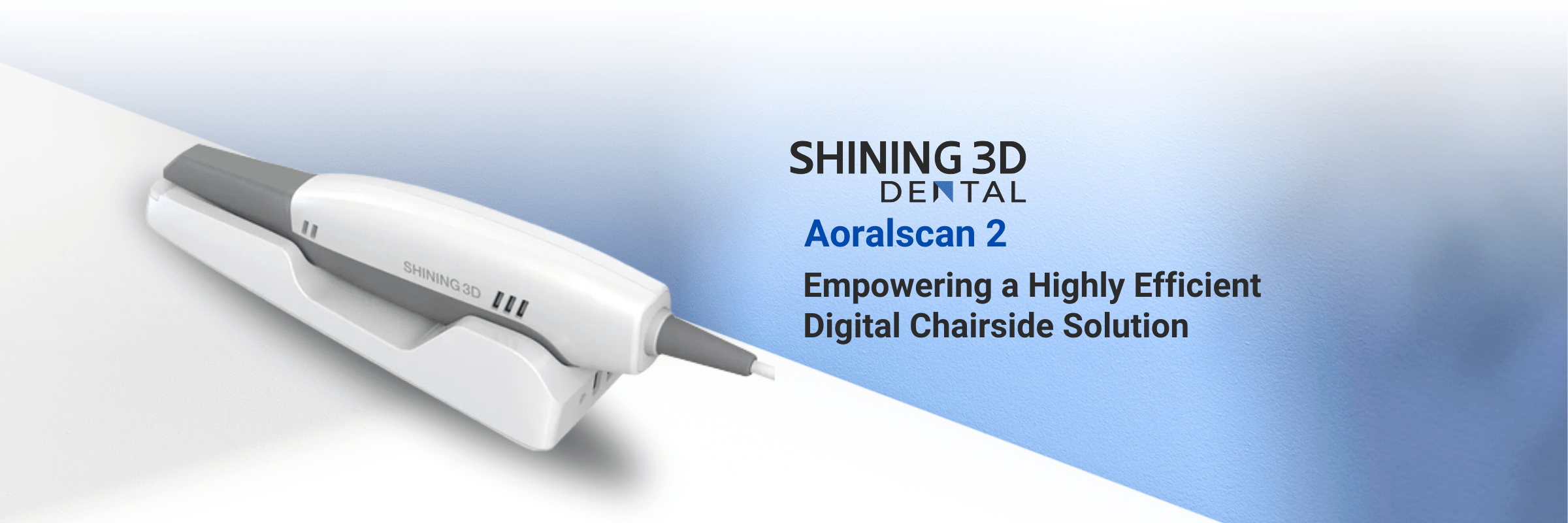 Shinning 3D Aoralscan 2 Product Page Banner