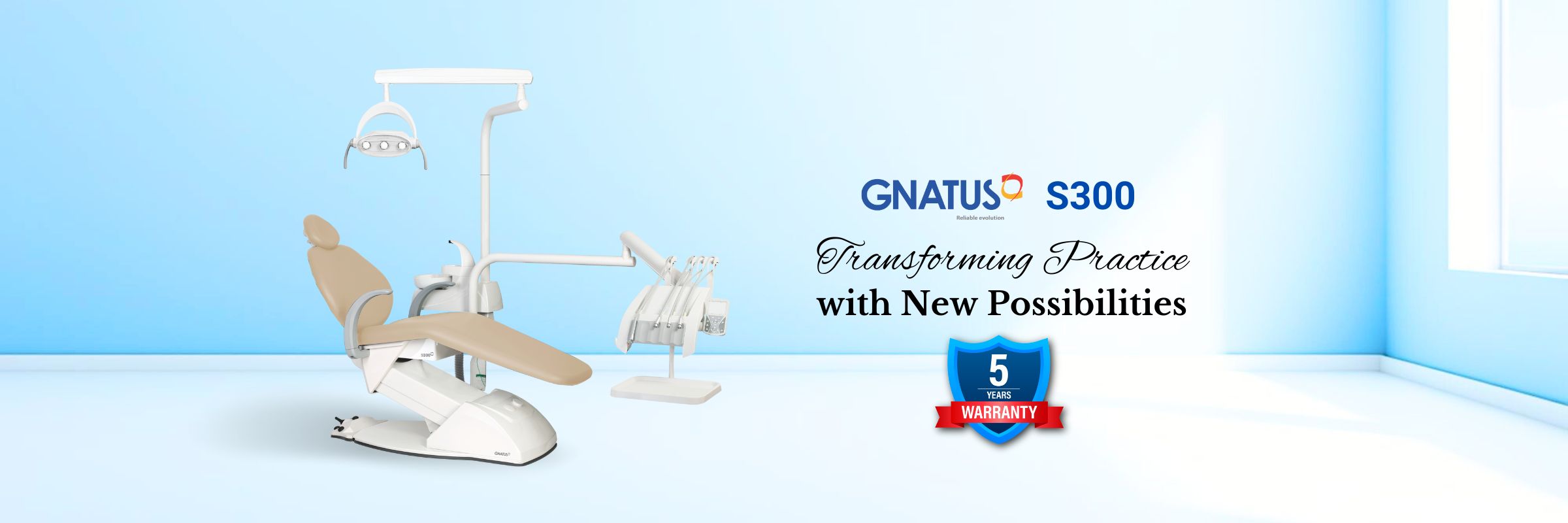 Gnatus S300 Dental Chair Product Page Banner