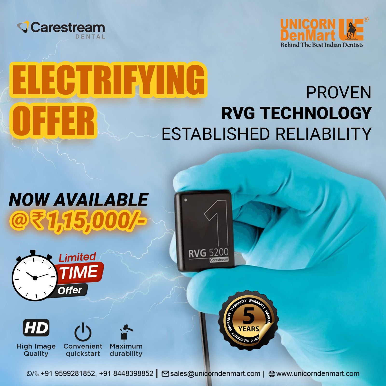Carestream 5200 RVG Electrifying Offer