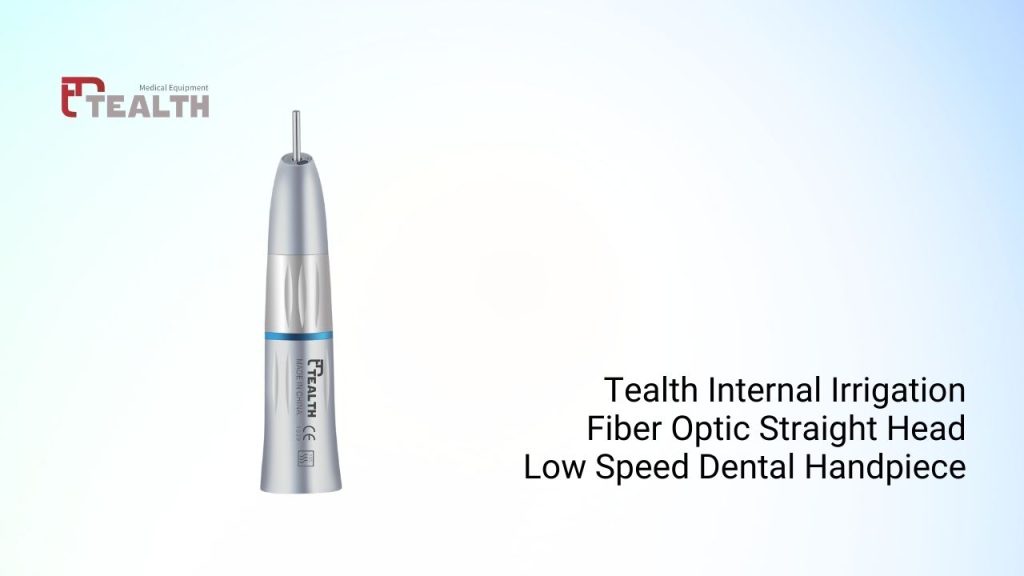 Tealth Internal Irrigation Fiber Optic Straight Head Low Speed Handpiece