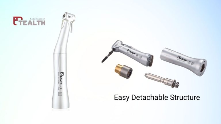 Tealth 20:1 LED Surgical Contra Angle Low Speed Handpiece