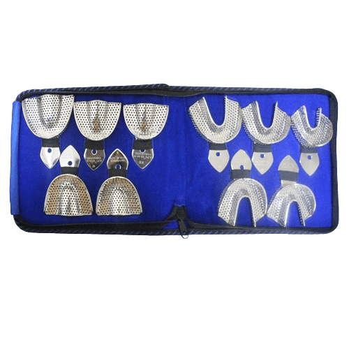 Impression Trays Set Of 10 (Dentulas – Perforated)