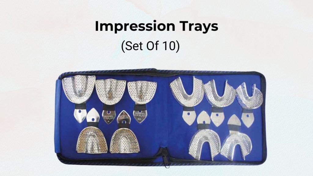 Impression Trays Set Of 10