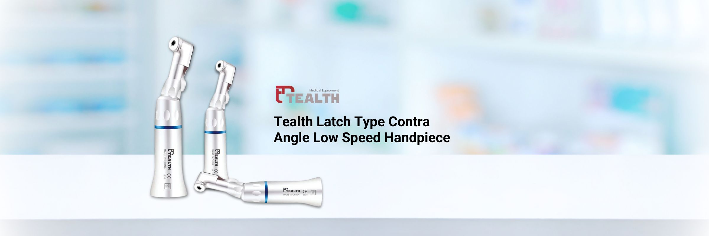 Tealth Latch Type Contra Angle Low Speed Handpiece