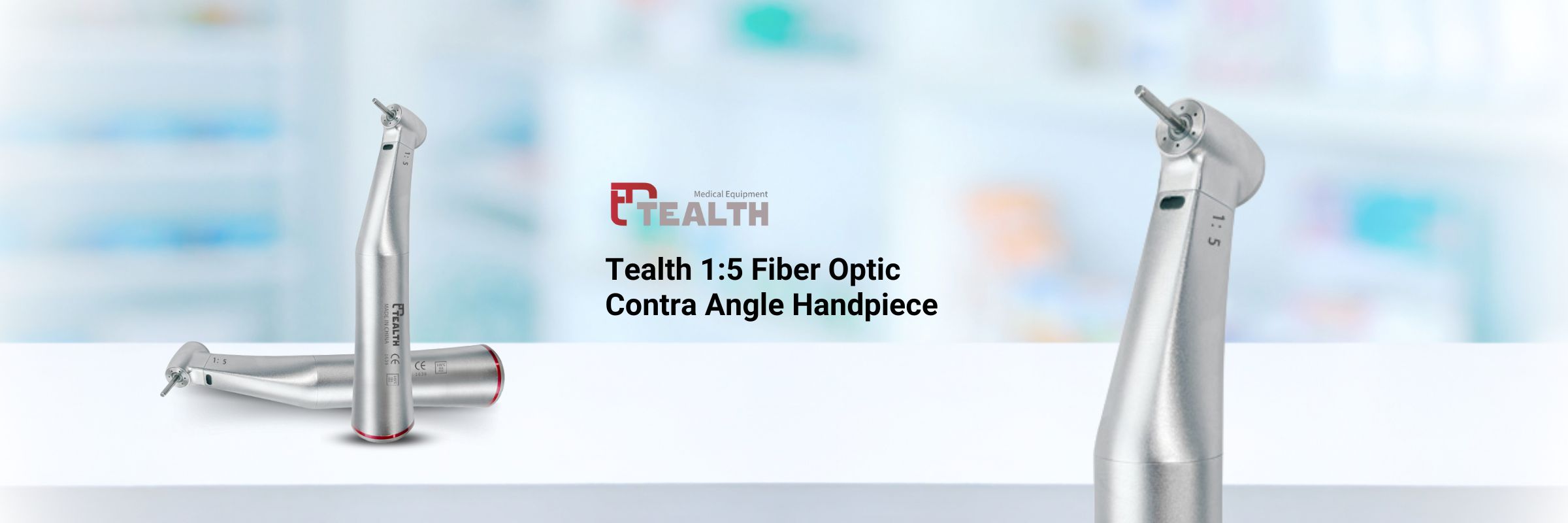 Tealth 1:5 Fiber Optic Contra Angle Handpiece