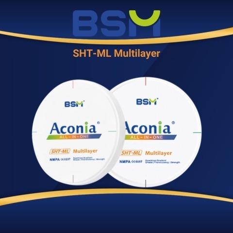 BeSmile Aconia SHT 3D Multilayer Zirconia